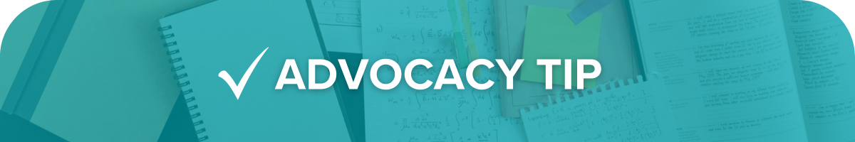 Advocacy Tip